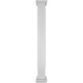 thumbnail image 2 of Ekena Millwork 12"W x 10'H Craftsman Classic Square Non-Tapered Herringbone Modern Fretwork Column w/ Tuscan Capital & Tuscan Base, 2 of 8