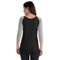 thumbnail image 3 of Inkmeso Womens Color Block Raglan Quarter Sleeve TShirt Baseball Tee Casual Sports Jersey Top, 3 of 8