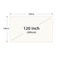 thumbnail image 2 of Projector Screen White Grid Anti-Light 160° Viewing Angle Reflective Screen ,Wrinkle-Free, 2 of 6