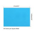 thumbnail image 2 of Uxcell 50 Hojas de Papel de Copia de Color para Impresión de Oficina, Formularios de Invitación, Proyectos de Arte Azul Pálido 8.27 x 5.83 pulgadas, 2 of 7