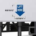 thumbnail image 2 of Set of 4 - Lift Here Vinyl Decal Sticker - Many Sizes & Colors - Lift Point Sign Truck Safety Markings for Dry Van and Reefer Trailers - Truck Decals & Markings (Style #5) (11" x 12", White), 2 of 7