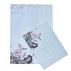 Panda Superstore PS-OFF490804011-YAN01900 Chinese Style Beautiful Antiquity Envelope Set Writing Paper Greeting Cards, Peony - Set of 10