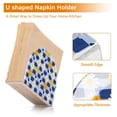 thumbnail image 4 of Flowers in Grids Napkin Holder for Table Clear Napkin Stand Paper Holder Acrylic Organizer Dispenser Napkins for Dinner Kitchen Restaurant Room, 4 of 8