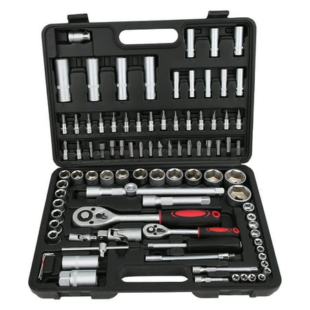 

Acouto Mechanics Wrench Set 94 PC Piece Wrench Socket Screwdriver Tool Set