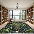 thumbnail image 2 of ODIKA 4'x6' Machine Washable Non-Slip Area Rug, Whimsigoth Sage Green High Traffic Rug, Green, 1311328, 2 of 7