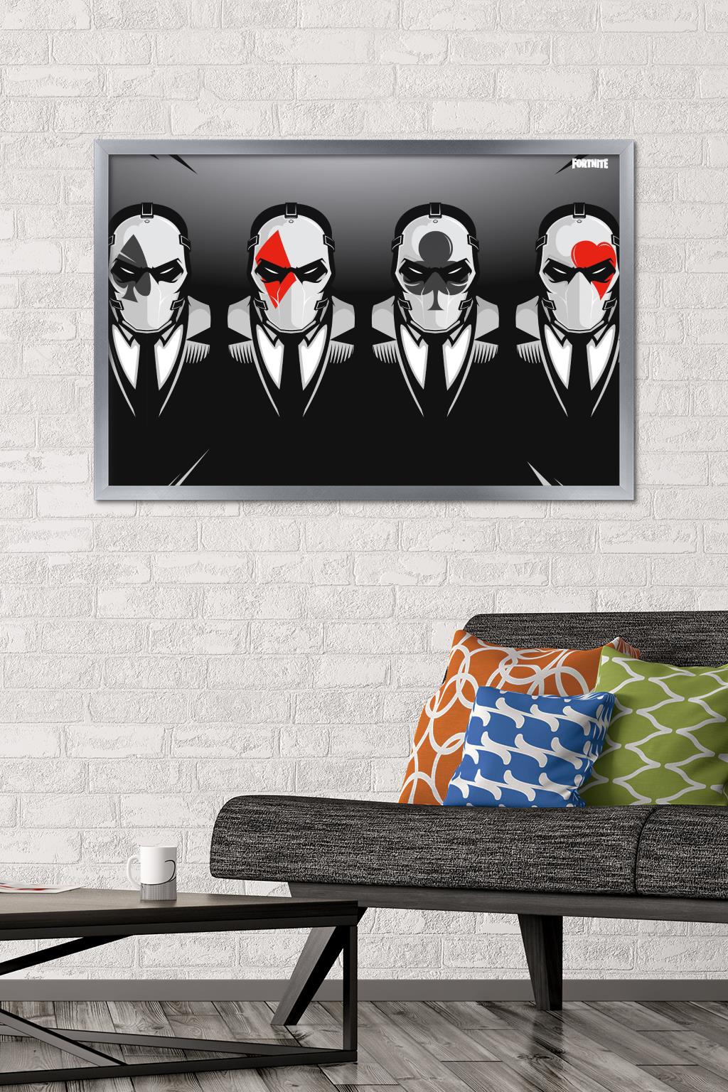 Fortnite - Wild Card Wall Poster, 22.375" x 34", Framed