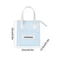 thumbnail image 3 of Bolsa térmica para almuerzo de gran capacidad, impermeable y resistente al agua | Lonchera térmica de poliéster con correa extensible para oficina, trabajo, escuela y viajes | Beige, azul, ver, 3 of 5