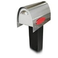 thumbnail image 3 of Mailbox Post Black Retro Style - Secure Mounting for Residential Mailboxes, 3 of 3