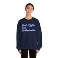 thumbnail image 4 of Orthodontic Orthodontist Graduation Sweatshirt Gifts Crew Neck Shirt Long, 4 of 7