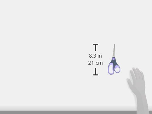 Westcott Titanium Bonded Non Stick Scissors, Purple, 8\"