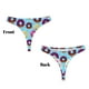 thumbnail image 3 of Balery Donuts Tangas de Algodón para Mujer con Estampado – Ropa Interior Sexy, Transpirable, G-string-Large, 3 of 6