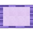 thumbnail image 1 of Ahgly Company Machine Washable Indoor Rectangle Transitional Periwinkle Pink Area Rugs, 3' x 5', 1 of 7