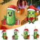 thumbnail image 1 of Xihbxyly Mini Colgante de Pepino para Árbol de Navidad, Decoración Navideña de Acrílico, Bonito Adorno Festivo, Accesorio Versátil para Coche y Regalo, Fácil de Colgar, Símbolo de Bendición, 1 Unidad, 1 of 3