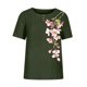 thumbnail image 3 of Camisas de Manga Corta para las Mujeres Blusas de Impresión Casual Botón Cuello Redondo, Top de Verano Ligero para el Día Y el Trabajo, 3 of 4