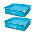 thumbnail image 1 of Intex Mini Frame Kids 4ft x 4ft x 12in Kiddie Swimming Pool, 2 Pack, 1 of 11