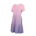 thumbnail image 5 of Wancir Women's Summer Casual T Shirt Dresses Short Sleeve Swing Dress with Pockets, 5 of 6