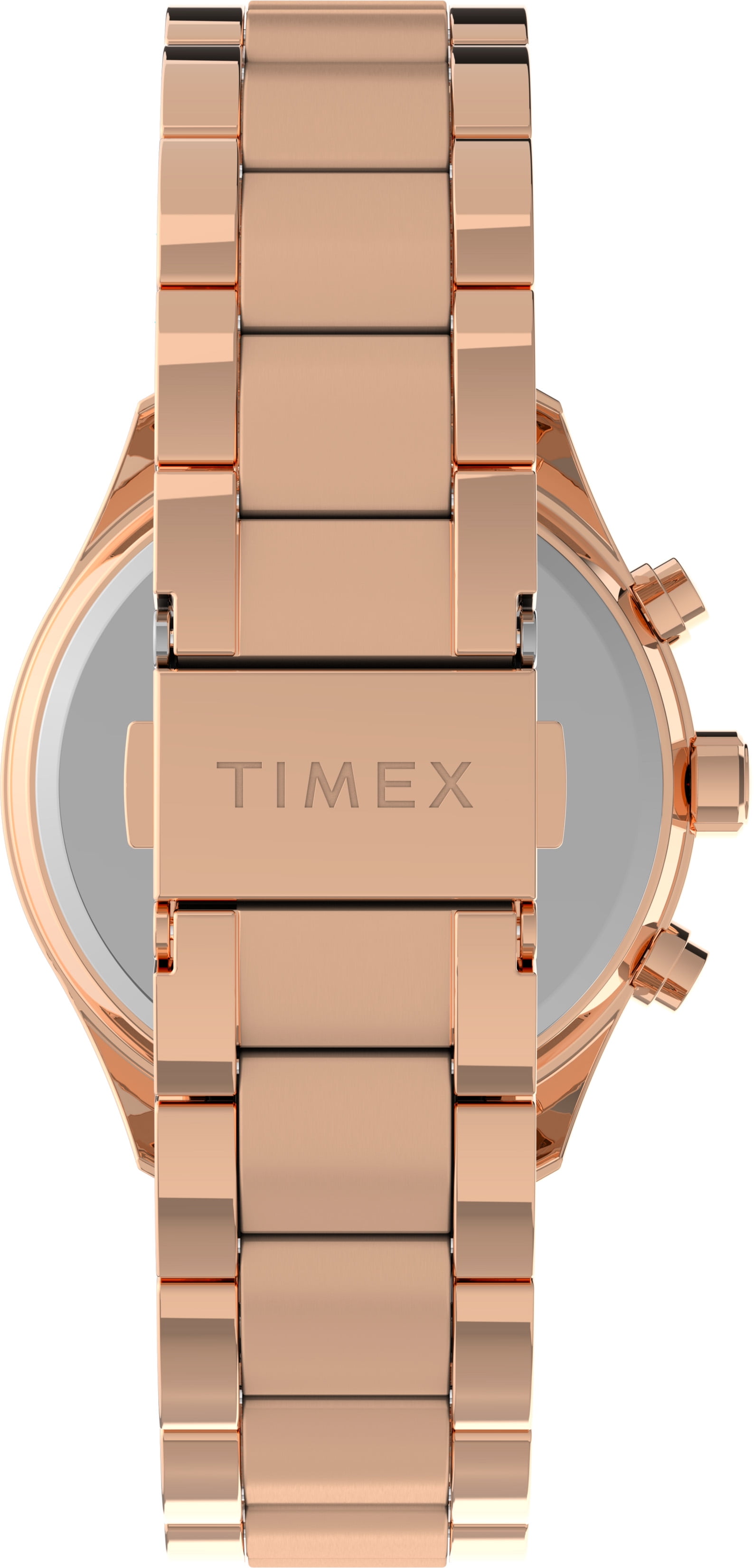 Timex Women's Standard Chronograph 38mm Watch – Rose-Gold-Tone Case Rose-Gold-Tone Dial Rose-Gold-Tone Bracelet