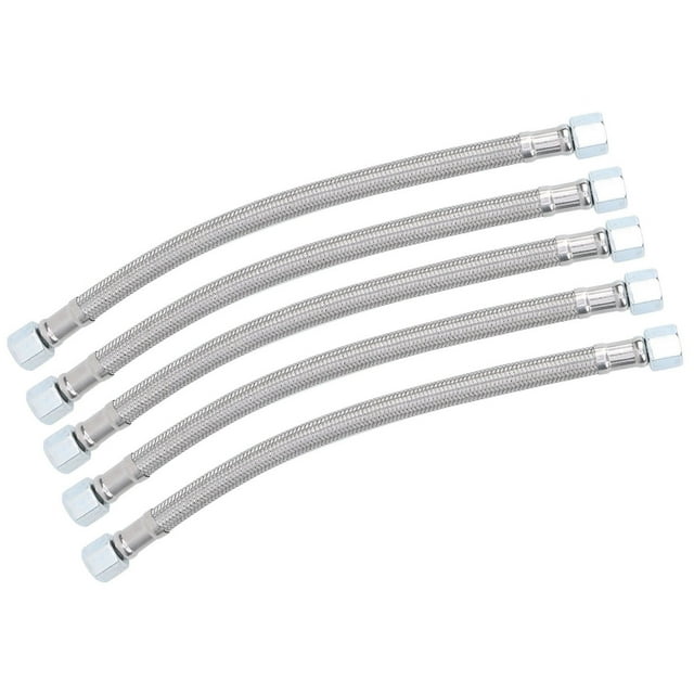 Brake Hose, Durable Convenient Oil Free Brake Hose, Practical 14 X 1.5 Female Thread For 50Cm / 19.7In Hose Length 5pcs Cast Steel
