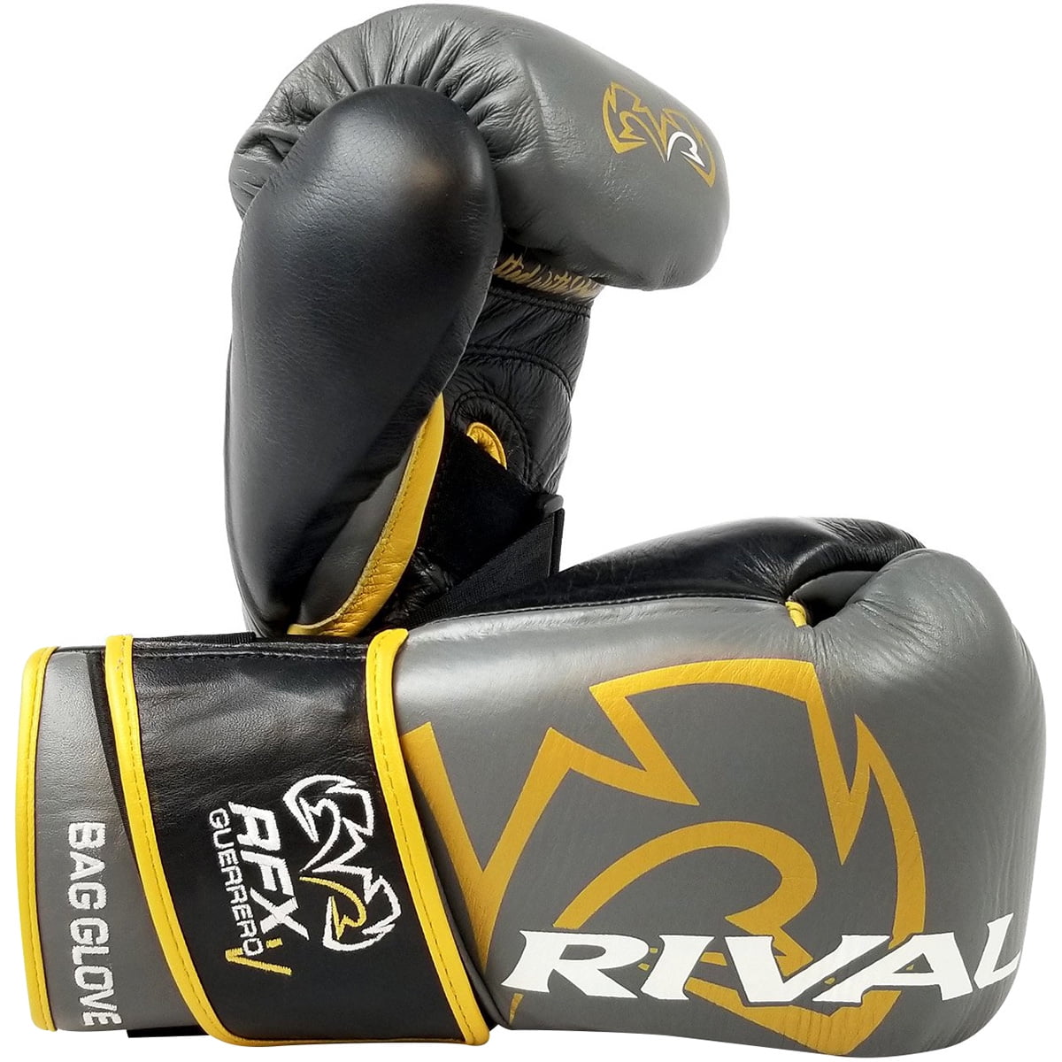 Rival RS80V Impulse Sparring Gloves Grey Bag Pads Mitts Boxing Training 