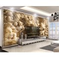 thumbnail image 2 of 3D Wallpaper Roman Rustic Statue SKU# WAL0349, 2 of 9