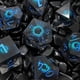 thumbnail image 5 of Dargon Eye Dice Set with Movable Glowing Liquid Cores - Board Game Accessories 7-Piece Swirling Resin RPG Dice for D&D/MTG, 5 of 5