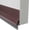 Brown, variant on Door Draft Stopper with Brush, 39" Door Sweep for Bottom of Door, Self Adhesive Weather Stripping for Bottom of Door, Under Door Seal Dust/Noise/Hot or Cold Air Insulation, Brown, 1 Pack