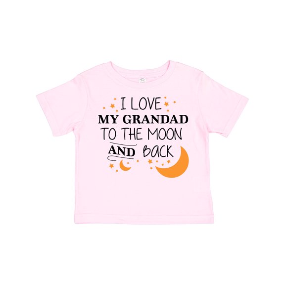 Inktastic I Love My Grandad To The Moon and Back Boys or Girls Toddler T-Shirt