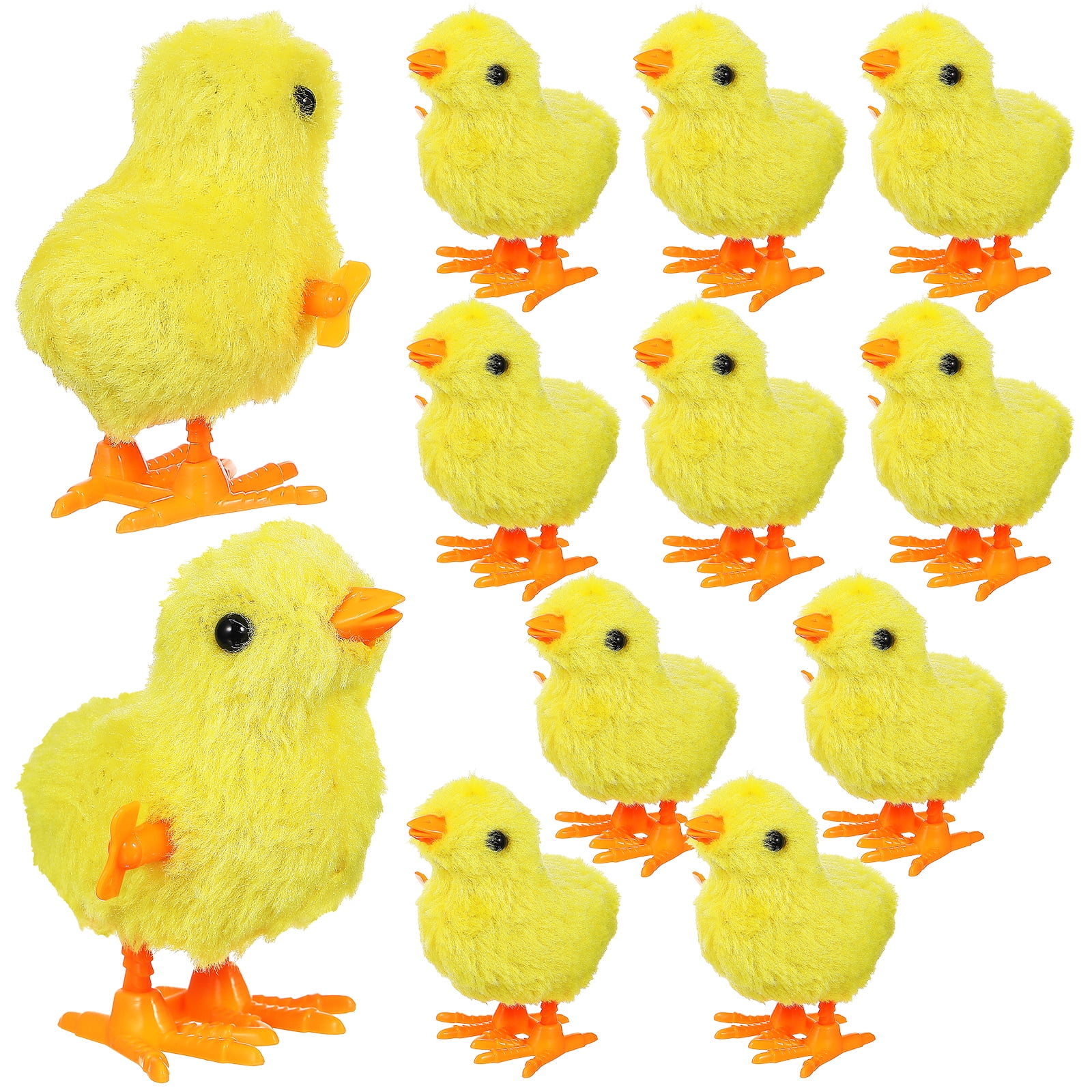Lot De 4 Jouets à Remonter De Pâques – Poussin, Lapin, Abeille, Poule – Couleurs Aléatoires – Sans Pile, Ressort – Dès 3 Ans