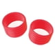 thumbnail image 2 of Paquete de 2 anillos de fijación para agarre de raqueta de tenis de 2,5 cm con extremos sellados de envoltura de bucle rojo, 2 of 9