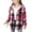 Hot Pink#1, variant on IVEYRTF Children Boys Girls Plaid Hooded Jacket Button Front Fleece-Lined Fall Winter Casual Warm Coat Style Outerwear for Kids 4-15 Years(Z01#Brown,4-5 Years)