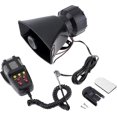 thumbnail image 1 of 100W 7 Tone Car Siren, Emergency Sound Amplifier for Vehicle Motorcycle Alarm Speaker, Siren/Ambulance/Traffic Sound, 1 of 4