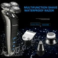 thumbnail image 5 of Kurener Electric Shaver Razor Beard Trimmer Rotary Shaver Rotation razor Full body water wash razor Wet/Dry Rechargeable Waterproof, 5 of 5