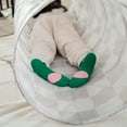 thumbnail image 4 of 3 Sprouts Kids Play Tunnel with Eco-Friendly Recycled Fabric - Pop Up Play Tunnel - Checkerboard Beige, 4 of 6
