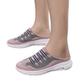 thumbnail image 6 of IUJSOY Slip on Mules for Women Knit Mesh Clogs Lightweight Comfort Walking Shoes Breathable Slippers, 6 of 7