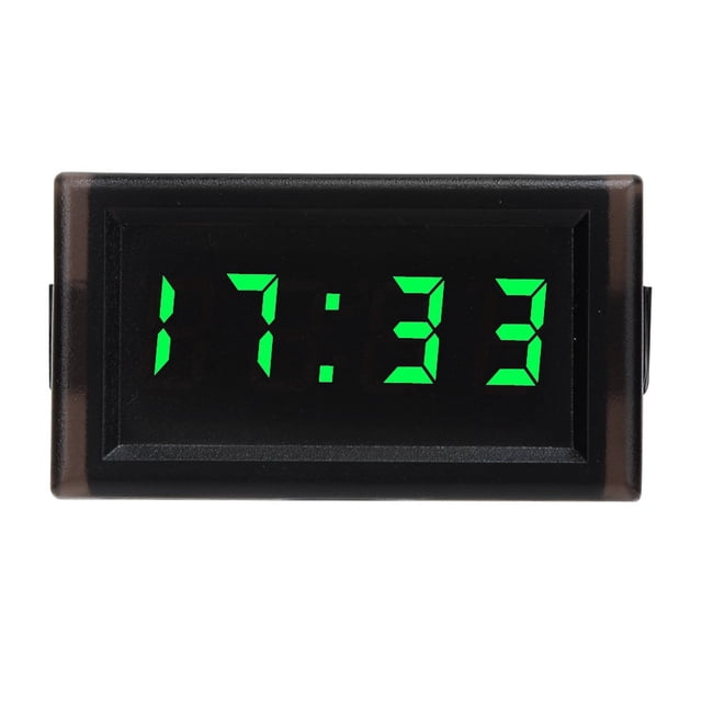 Reloj digital para automóvil, DC4.5-30V, resistente al agua y al polvo, reloj electrónico para automóvil, reloj electrónico resistente al agua, diseñado a medida