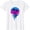 White, variant on Vintage Retro Sunset Palm Tree T-Shirt