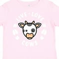 thumbnail image 4 of Inktastic Live Love Cows Boys or Girls Toddler T-Shirt, 4 of 5