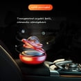 thumbnail image 3 of Car Air Freshener Solar Energy Rotatable Air Purifier for Car and Home Interior Fragrance，Interior Autorotation Decoration Accessories Car Decoration Accessories(Red), 3 of 7