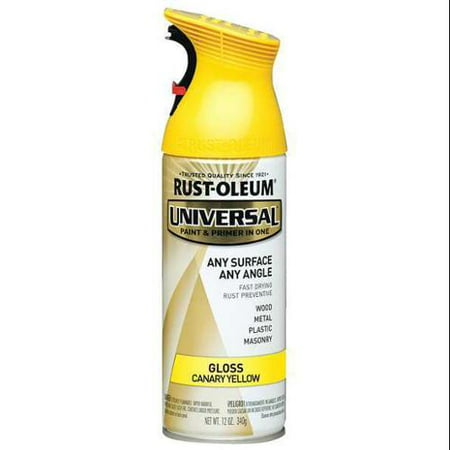 RUST-OLEUM 245213 Spray Paint,Canary Yellow,Gloss,12 oz.