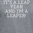thumbnail image 3 of CafePress - It's A Leap Year And I'm A Leaper T Shirt - Women's V-Neck Dark T-Shirt, 3 of 4