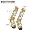 thumbnail image 5 of Balery Ducks and Flowers Printed Novelty Socks Men's Women's Crew Socks Sports Socks Knee High Socks Cotton Socks Quirky and Cool Socks, 5 of 9