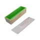 thumbnail image 5 of Jabón rectangular hecho a mano, caja de madera fundida y tapa, barra de jabón flexible Verde, 5 of 9