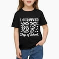 thumbnail image 2 of Six Seven Shirt, I Survived 67 Days of Schol T-Shirt Funny Six Seven Memee Shirt,Black 90cm, 2 of 6