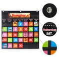 thumbnail image 3 of OOKWE Multi-in-1 Calendar Weather Pocket Chart Classroom Calendar for Kids Grades 3, 3 of 9