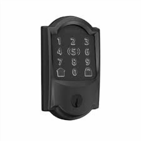 Schlage Encode Plus Electronic Smart lock Wifi Deadbolt Camelot Matte Black with Apple Home Key