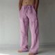 thumbnail image 1 of Pantalones largos para hombre, de algodón y lino, con cintura elástica, transpirables, cómodos y suaves, para playa, informales., 1 of 5
