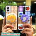 thumbnail image 5 of HBH-Phone Case For MOTO G Power 5G 2024, Back Cover Dirt-resistant Cartoon Skin feel silicone TPU Rotatable stand Durable Simplicity Anti-knock Quicksand cute Phone Lens Protection, 5 of 9