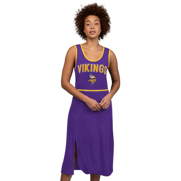 Women's-G-III 4Her by Carl Banks Purple Minnesota Vikings Center Field Maxi Dress