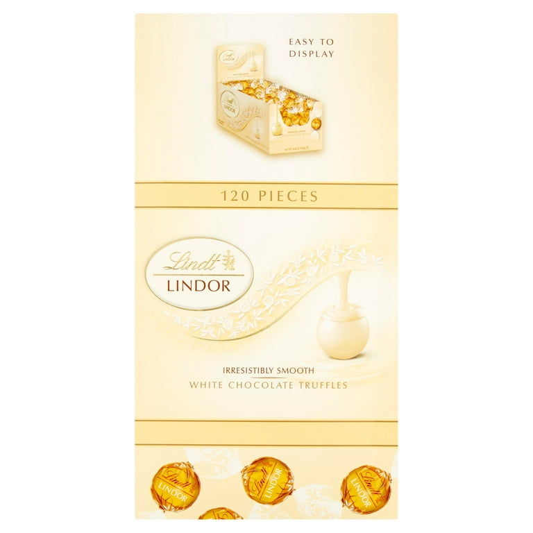 Lindt Lindor White Chocolate Truffle, Piece, 58% OFF