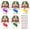 50, variant on 25 count Small Figurines Set with 5 Wooden Crosses, Design Mini Rubber , Miniature Figurines to and Seek Christian Gifts, Easter Egg Fillers, Religious Decor